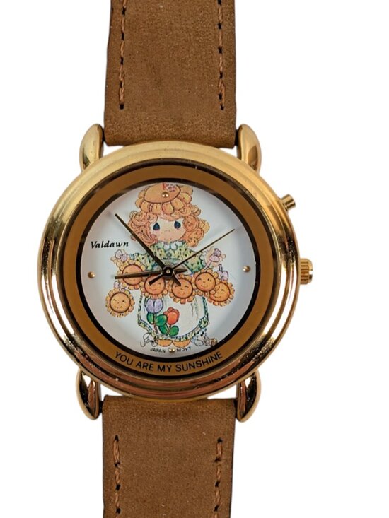 Precious Moments Musical Watch Valdawn You Are My Sunshine 1995 New Battery main image 6